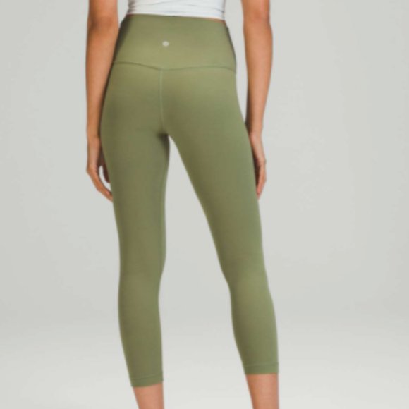 lululemon athletica Pants - NEW Lululemon Align™ High-Rise Crop 23" Color: Green Twill SZ 12